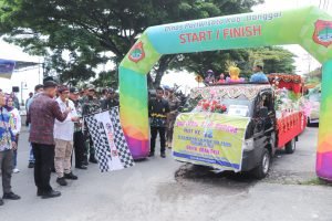 Semarak Karnaval Budaya di Pantai Kilo 5 Sambut HUT ke-12 Luwuk Selatan